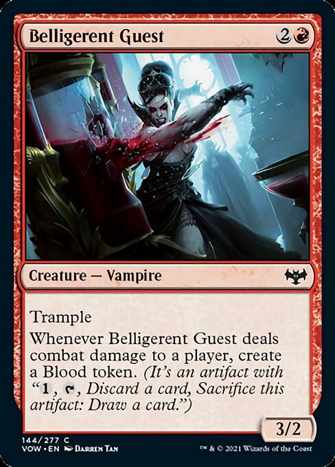 Belligerent Guest (Innistrad: Crimson Vow) Near Mint