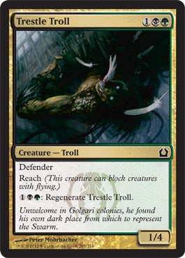 Trestle Troll (Return to Ravnica) Near Mint Foil