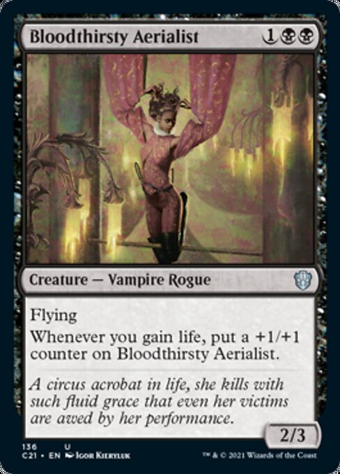 Bloodthirsty Aerialist (Commander 2021 Strixhaven) Near Mint