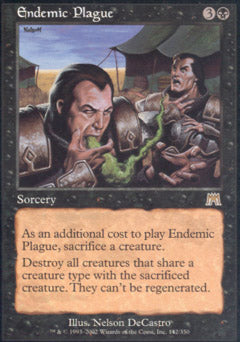 Endemic Plague (Onslaught) Near Mint Foil