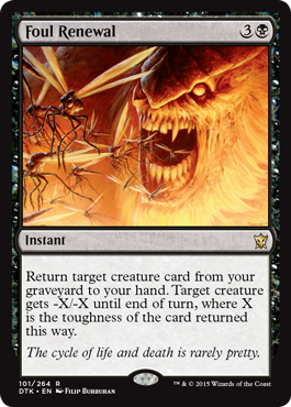 Foul Renewal (Dragons of Tarkir) Near Mint
