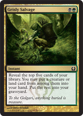Grisly Salvage (Return to Ravnica) Near Mint Foil