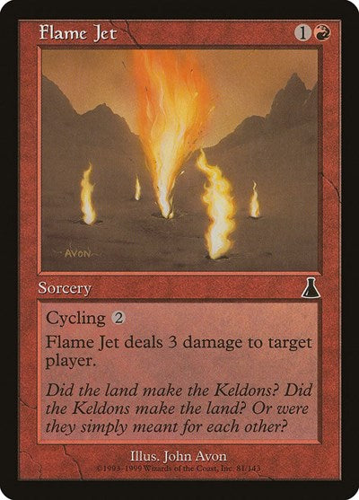Flame Jet (Urza's Destiny) Near Mint Foil