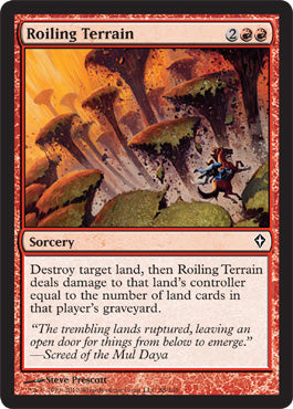 Roiling Terrain (Worldwake) Near Mint