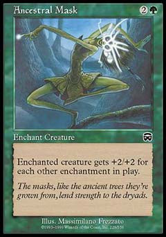 Ancestral Mask (Mercadian Masques) Near Mint Foil