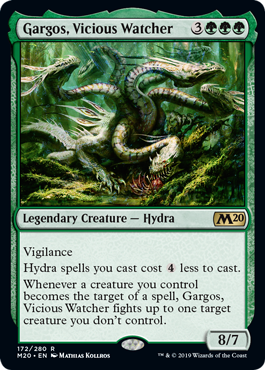 Gargos, Vicious Watcher (Magic 2020 Core Set) Near Mint