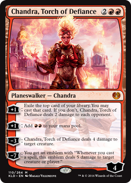 Chandra, Torch of Defiance (Kaladesh) Near Mint