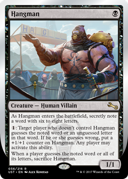 Hangman (Unstable) Near Mint