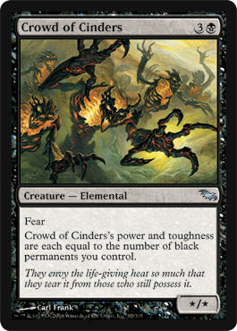 Crowd of Cinders (Shadowmoor) Near Mint