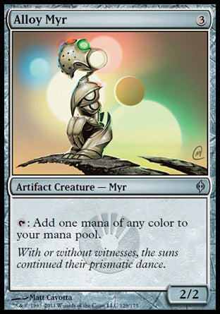 Alloy Myr (New Phyrexia) Near Mint Foil