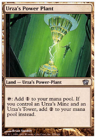 Urza's Power Plant (8th Edition) Near Mint Foil
