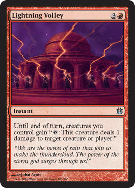 Lightning Volley (Born of the Gods) Near Mint Foil