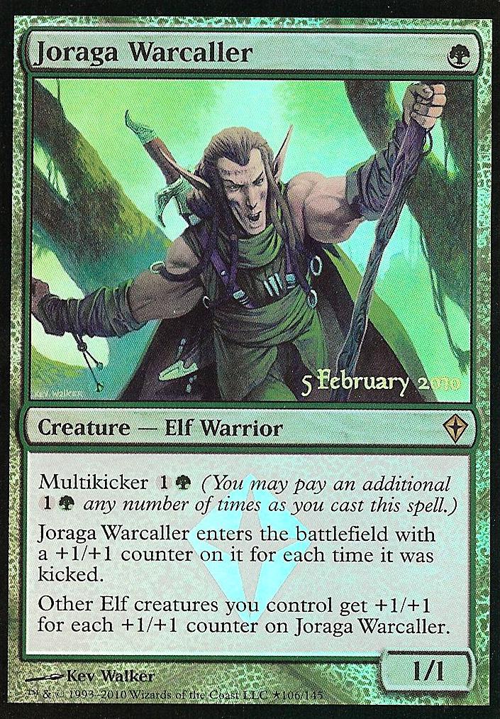 Joraga Warcaller (Worldwake Release Day) (Promotional Cards) Light Play Foil