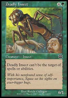 Deadly Insect (Mercadian Masques) Light Play