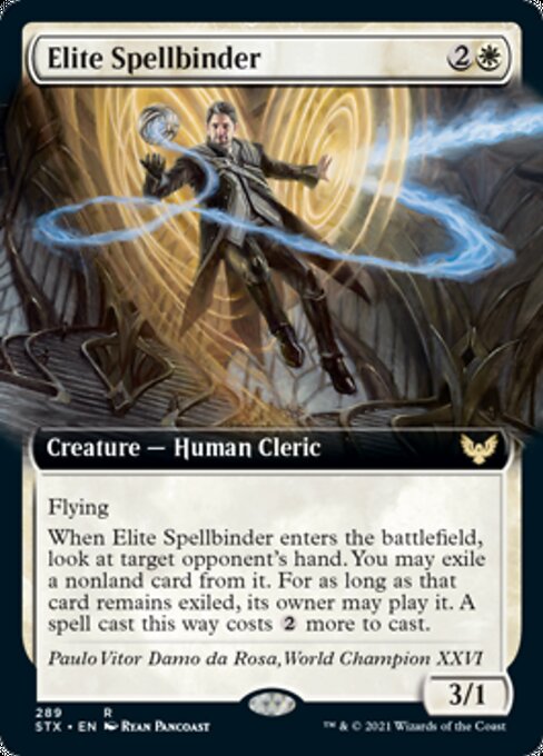 Elite Spellbinder (Extended Art) (Strixhaven) Near Mint