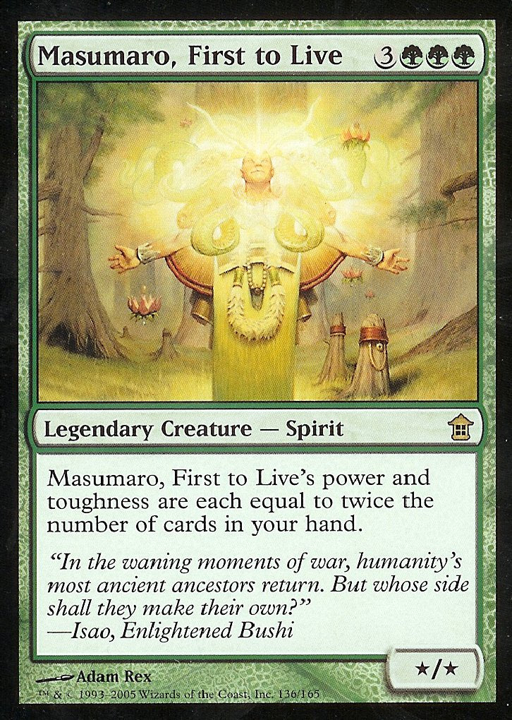 Masumaro, First to Live (Saviors of Kamigawa) Light Play
