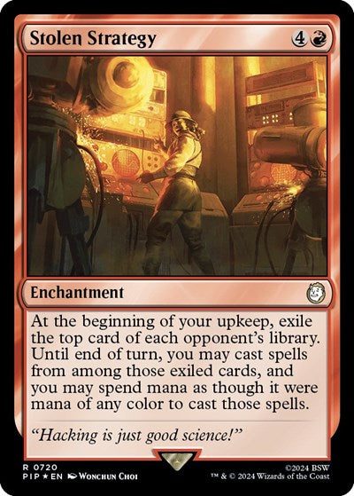 Stolen Strategy (Surge Foil) (Universes Beyond: Fallout) Near Mint