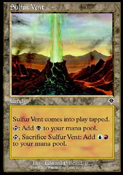 Sulfur Vent (Invasion) Near Mint Foil