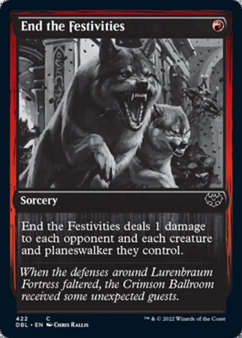 End the Festivities (Innistrad: Double Feature) Near Mint