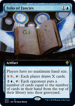 Folio of Fancies (Extended Art) (Throne of Eldraine) Near Mint