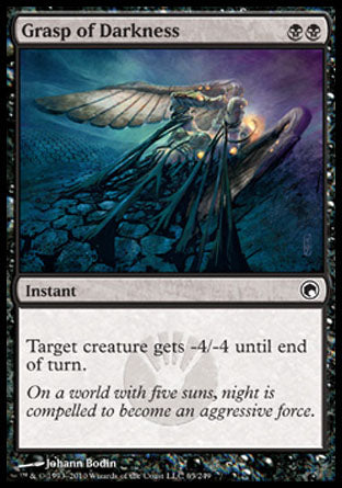 Grasp of Darkness (Scars of Mirrodin) Near Mint Foil