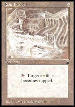Relic Barrier (Legends) Light Play Italian