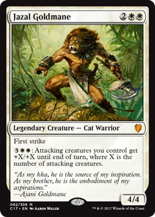 Jazal Goldmane (Commander 2017) Near Mint