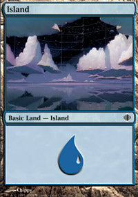 Island (236) (Shards of Alara) Near Mint Foil