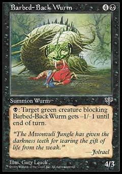 Barbed-Back Wurm (Mirage) Near Mint