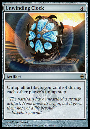 Unwinding Clock (New Phyrexia) Near Mint Foil