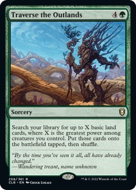 Traverse the Outlands (Commander Legends: Battle for Baldur's Gate) Near Mint Foil