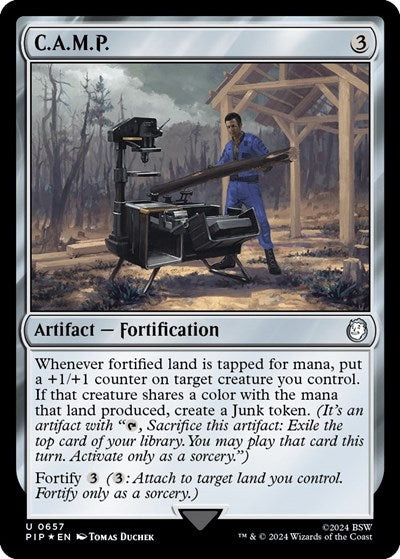 C.A.M.P. (Surge Foil) (Universes Beyond: Fallout) Near Mint