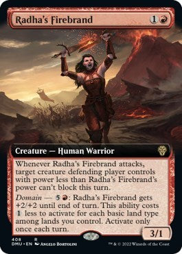 Radha's Firebrand (Extended Art) (Dominaria United) Near Mint