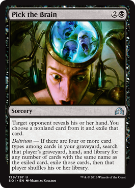 Pick the Brain (Shadows Over Innistrad) Near Mint Foil