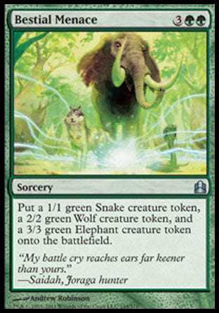 Bestial Menace (Commander) Near Mint