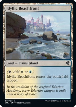 Idyllic Beachfront (Dominaria United) Near Mint Foil