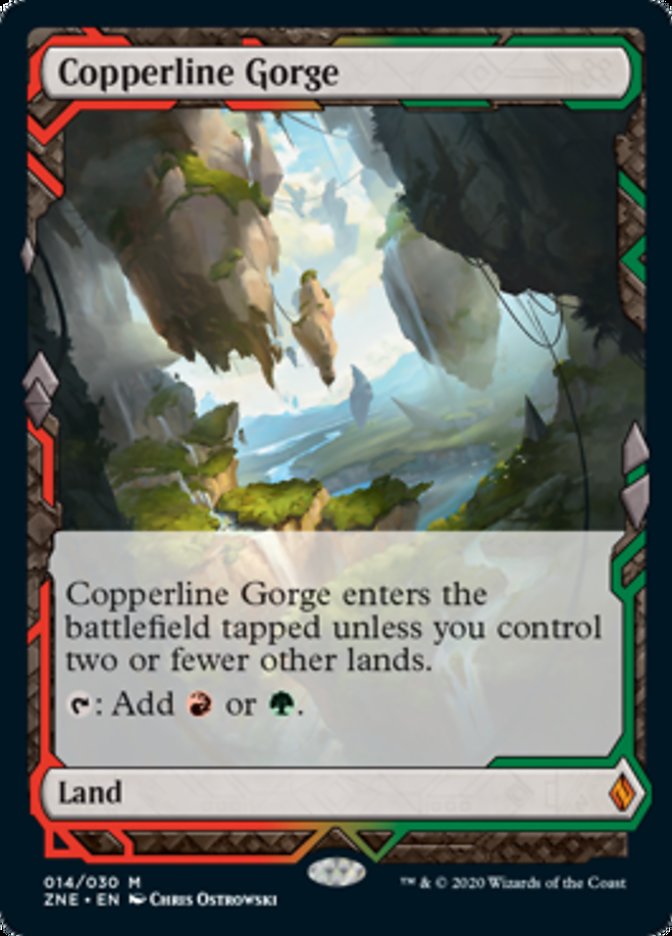 Copperline Gorge (Zendikar Rising Expeditions) Near Mint
