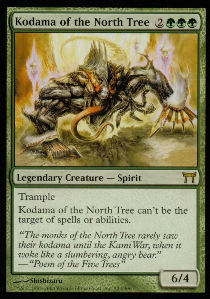Kodama of the North Tree (Champions of Kamigawa) Light Play Foil