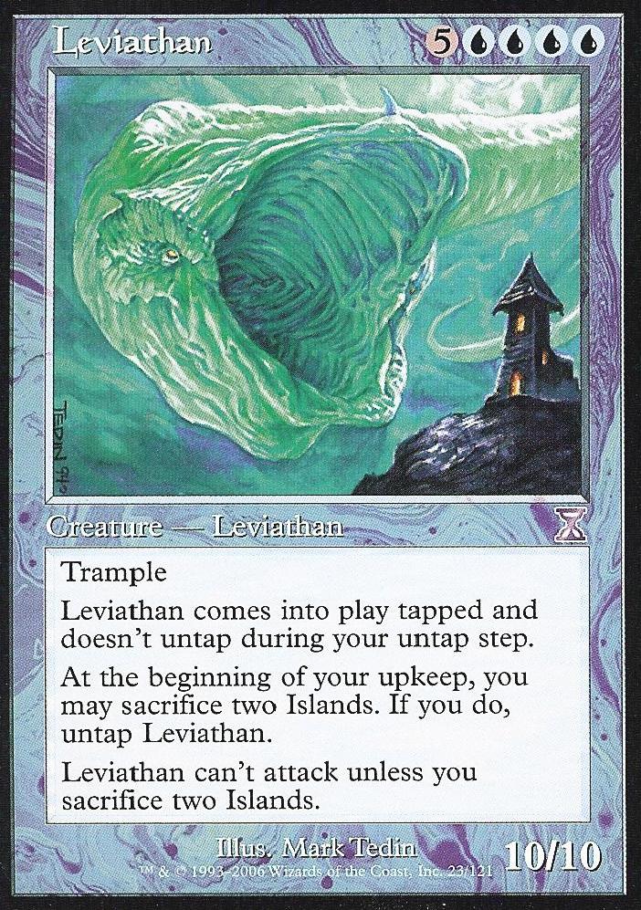 Leviathan (Time Spiral Time Shifted) Light Play Foil