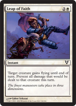 Leap of Faith (Avacyn Restored) Near Mint Foil
