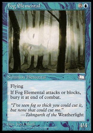 Fog Elemental (Weatherlight) Near Mint