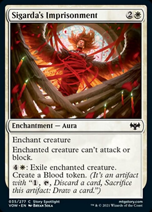 Sigarda's Imprisonment (Innistrad: Crimson Vow) Near Mint