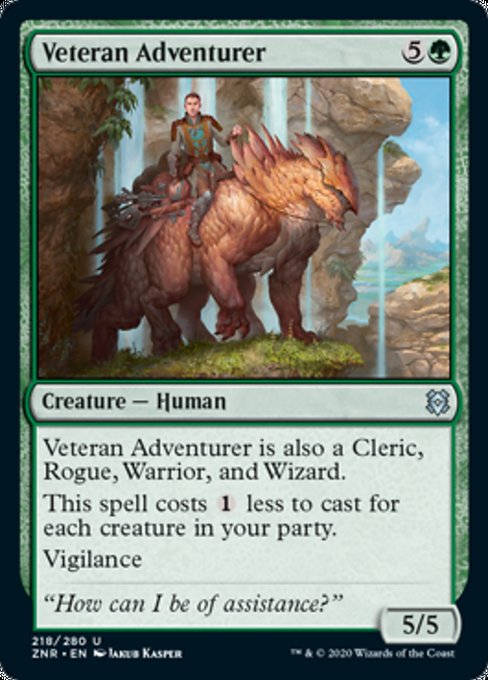 Veteran Adventurer (Zendikar Rising) Near Mint