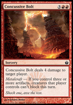 Concussive Bolt (Mirrodin Besieged) Near Mint