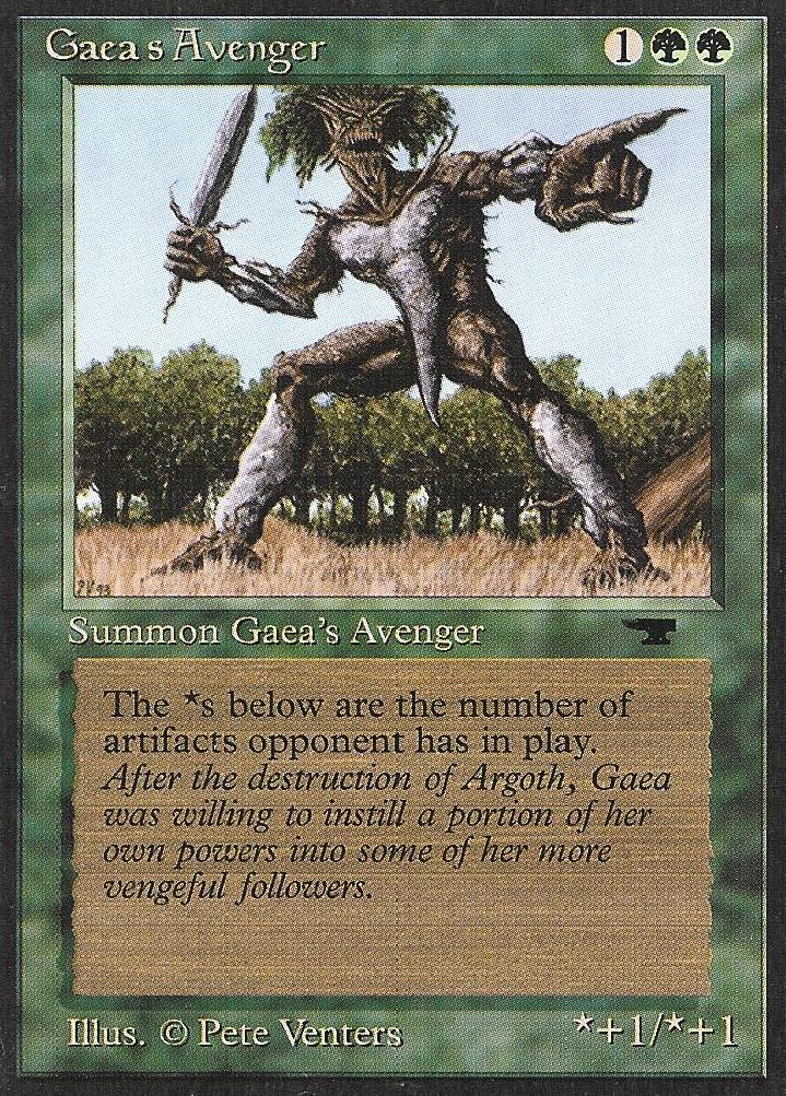 Gaea's Avenger (Antiquities) Light Play