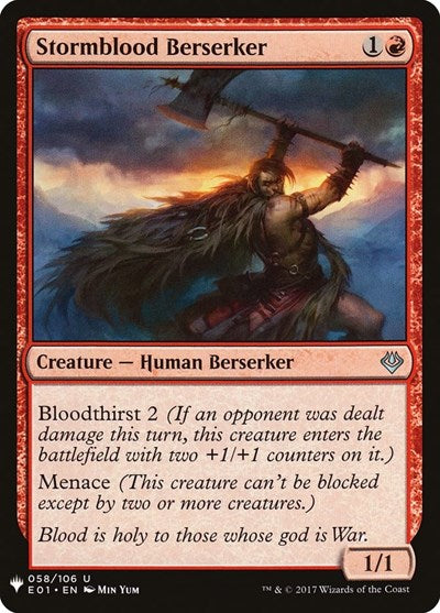 Stormblood Berserker (Mystery Booster) Near Mint