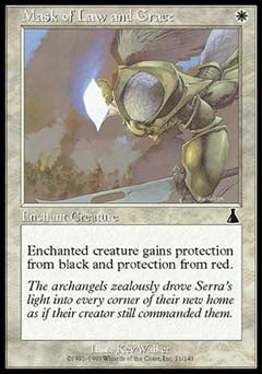 Mask of Law and Grace (Urza's Destiny) Light Play Foil