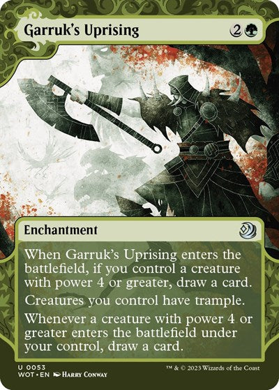Garruk's Uprising (Wilds of Eldraine: Enchanting Tales) Near Mint