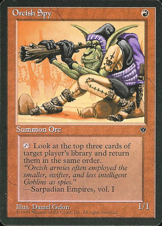 Orcish Spy (1) (Fallen Empires) Near Mint