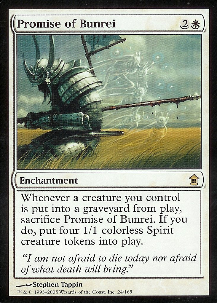 Promise of Bunrei (Saviors of Kamigawa) Near Mint Foil
